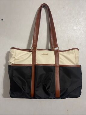 Multi-Pocket Laptop Tote Bag